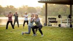 Morning exercises after 55 rebuild leg strength faster than weight training with less joint stress