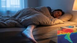 You sleep better with one foot out of the duvet? This simple habit has a real scientific explanation